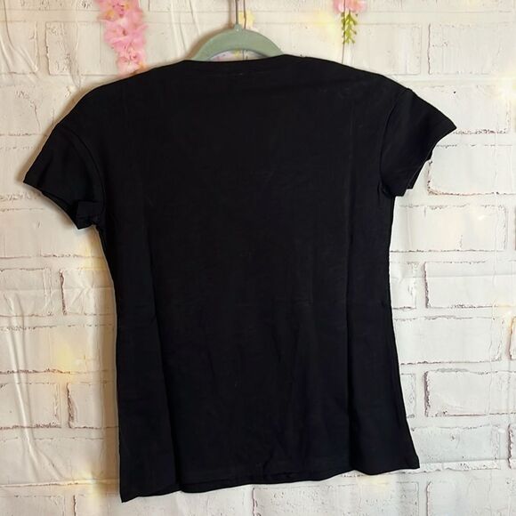 NWT INC INTERNATIONAL CONCEPTS RHINESTONES CRISS CROSS DETAIL TSHIRT SIZE PP - Picture 8 of 8